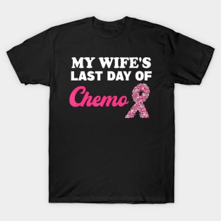 Proud Husband My 's Last Day Of Chemo Cancer Survivor T-Shirt